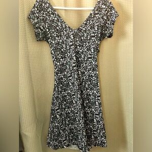 pact Fit & Flare Back Detail Dress (L)